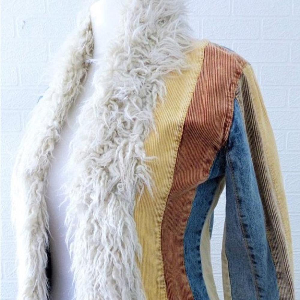 Vintage patchwork penny lane coat excellent condition